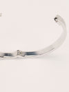 White Gold Pave Diamond Love Bracelet