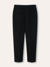 Black Virgin Wool Single Breasted Blazer And Trouser Set