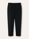 Black Virgin Wool Single Breasted Blazer And Trouser Set