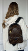 Monogram MM Palm Springs Back Pack With GHW