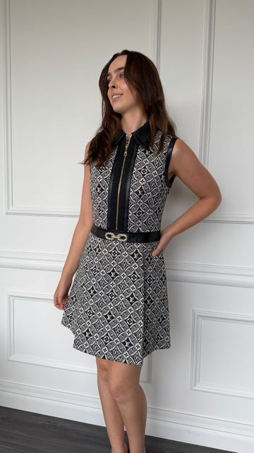 Since 1854 Monogram Jacquard A-Line Dress