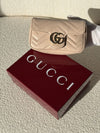Pink Beige Mini GG Marmont Shoulder Bag With GHW