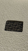 Navy & Ivory Oblique Card Holder
