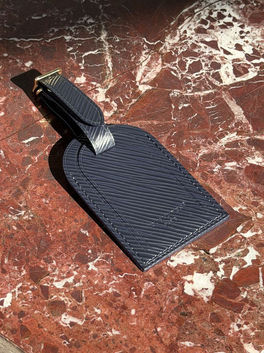 Navy Luggage Tag