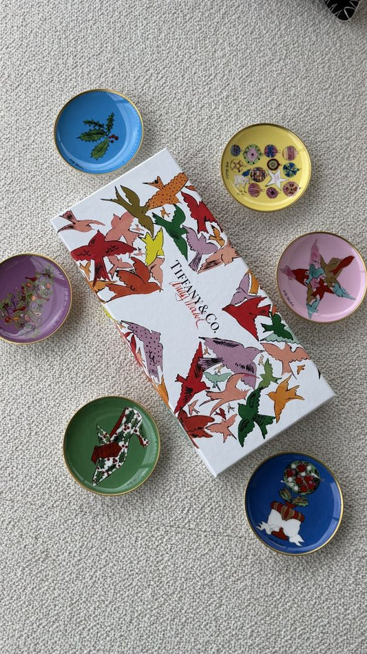 Andy Warhol Limited Edition Christmas Ring Dish Set