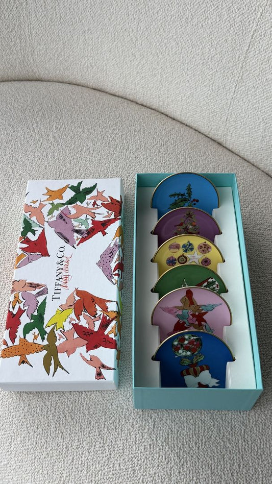 Andy Warhol Limited Edition Christmas Ring Dish Set