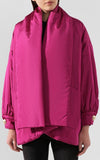 Pink Silk Taffeta Jacket 38