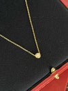 Yellow Gold Cartier d'Amour Pendant Brilliant-cut Diamond Necklace