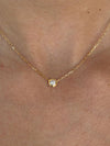 Yellow Gold Cartier d'Amour Pendant Brilliant-cut Diamond Necklace