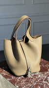 Picotin 18 Etoupe Taurillon Clemence With PHW 2025 K Stamp