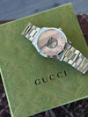Silver Timeless Mystic Cat Pink Mother Of Pearl Watch