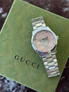 Silver Timeless Mystic Cat Pink Mother Of Pearl Watch