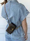 Monogram Phone Box Bag With GHW