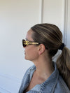Tortoise Shell Rectangle Sunglasses
