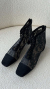 Black Naughtily-D Heeled Ankle Boots