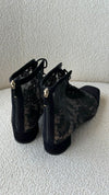 Black Naughtily-D Heeled Ankle Boots