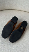 Cocoa Brown Shuffle Nubuck Leather Loafers