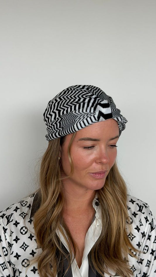 Black & White Turban