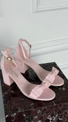 Light Pink Bow Heels