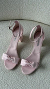 Light Pink Bow Heels