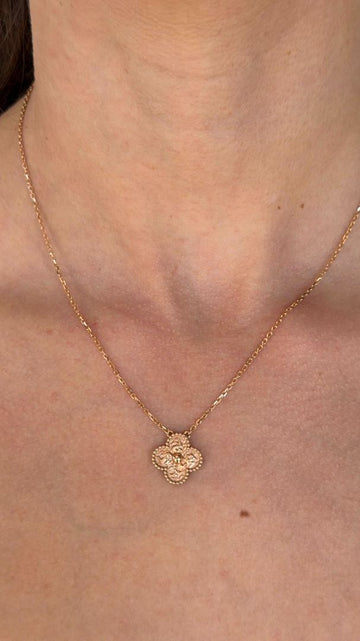 Rose Gold Vintage Alhambra Pendant