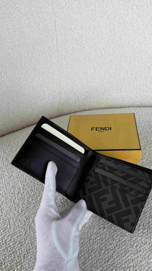 Black FF Squared Bi-fold Wallet