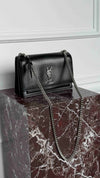 Medium Black Sunset Handbag With SHW