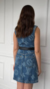 Monogram Denim Dress with GHW 36