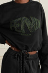 Black & Green Draw String Hoodie