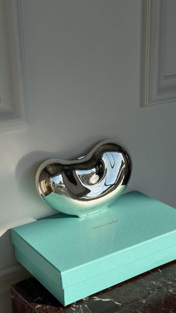 Silver Elsa Peretti Bean Clutch