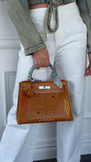 Painted Quadrige Kelly 28 Sellier Naturel Veau Butler With PHW 2023 B Stamp
