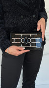 Black Boy Brick Flap Bag With SHW
