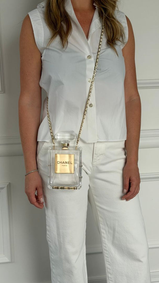 Chanel No.5 Perfume Minaudière Clutch