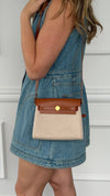 Herbag Zip 20 Écru & Beige Fauve Bag 2025 K Stamp
