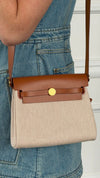 Herbag Zip 20 Écru & Beige Fauve Bag 2025 K Stamp