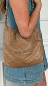 Tan Small 22 Hobo Bag