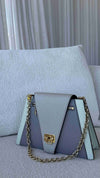 Tricolor Trapeze Bag
