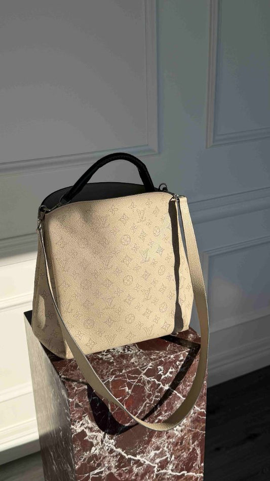 Large Grey Monogram Mahina Babylone PM