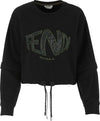 Black & Green Draw String Hoodie