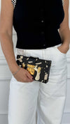 Black & White Patterned Petite Malle With GHW