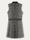 Black Monogram Denim Dress With GHW