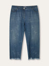 Blue Straight Logo Jeans