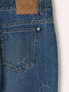 Blue Straight Logo Jeans