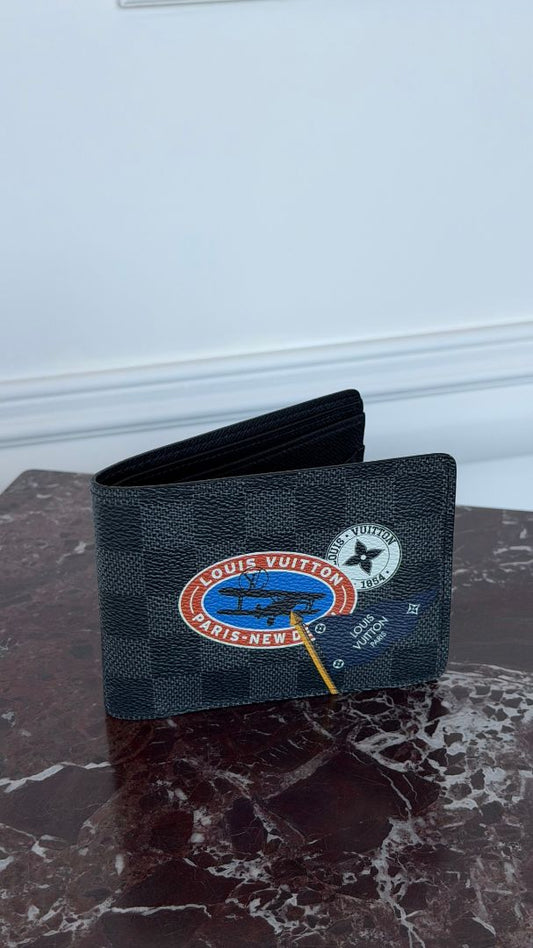 Damier My League Graphite Canvas Wallet