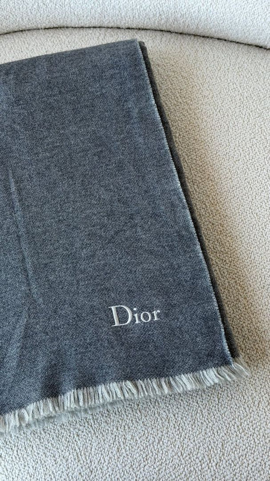 Grey Merino & Cashmere Blanket