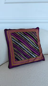 Pink & Gold Home Silk Cushion
