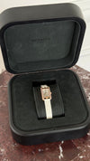 Small Nantucket Rose Gold Diamond Set Watch With Alligator Strap