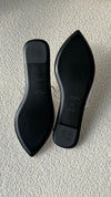 Silver PVC Prada Mules