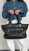 Black Coco Cocoon Tote