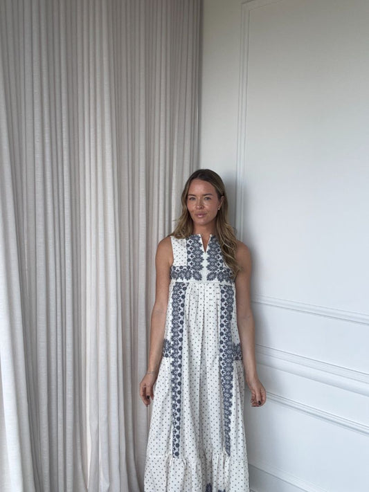Weekend Manila Printed Poplin Dress
